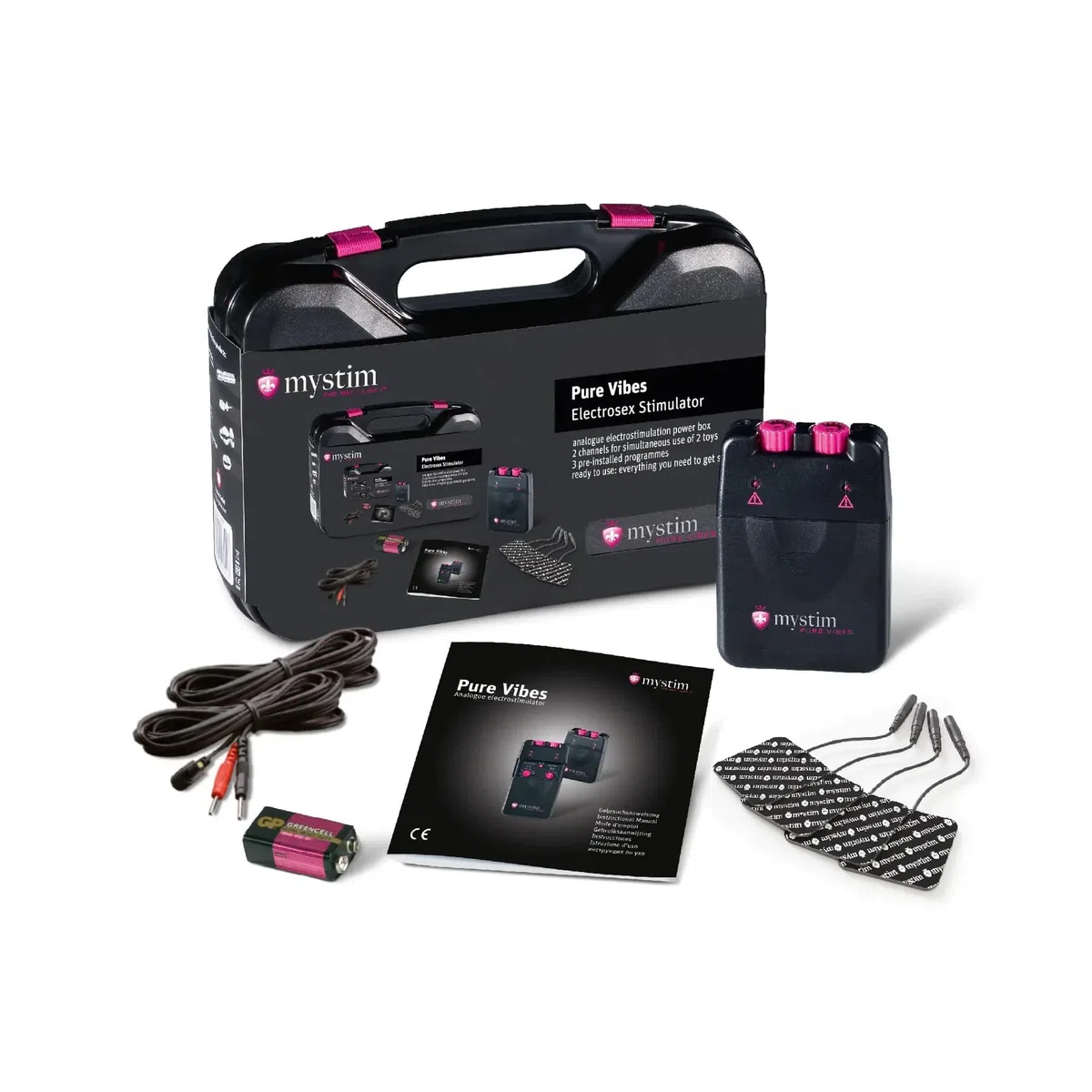 Mystim Tens Unit 3F Pure Vibes Noir, 700 g