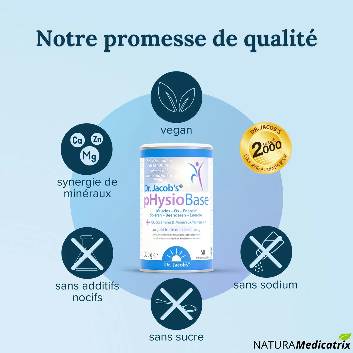 Dr. Jacobs - pHysio Base Mélange Minéral