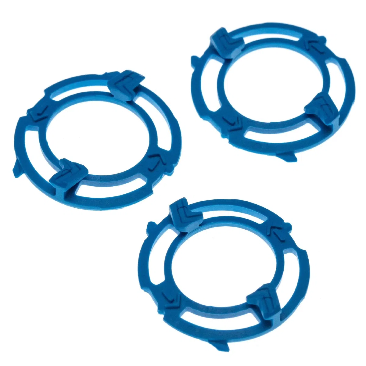 vhbw 3x supports pour tête de rasage compatible avec Philips S5100 | S5110, S5130, S5140, S5150, S5210, S5230, S5250, S5251 rasoir, bleu