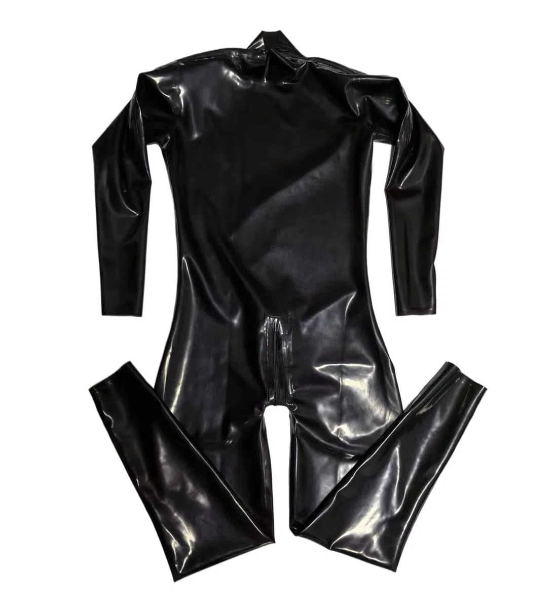 Combinaison catsuit en latex pour hommes, Sexy, entrejambe avant, fermeture éclair, corps en caoutchouc, 100% caoutchouc naturel, fait à la main
