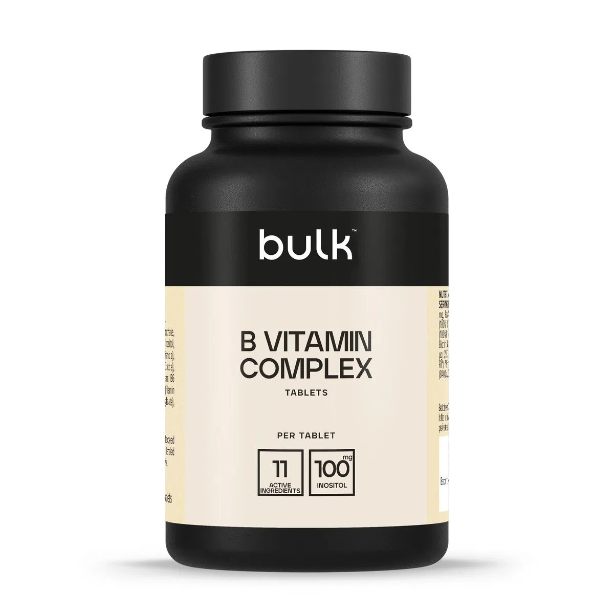 Bulk Comprimés de complexe de vitamines B, paquet de 180, l'emballage peut varier