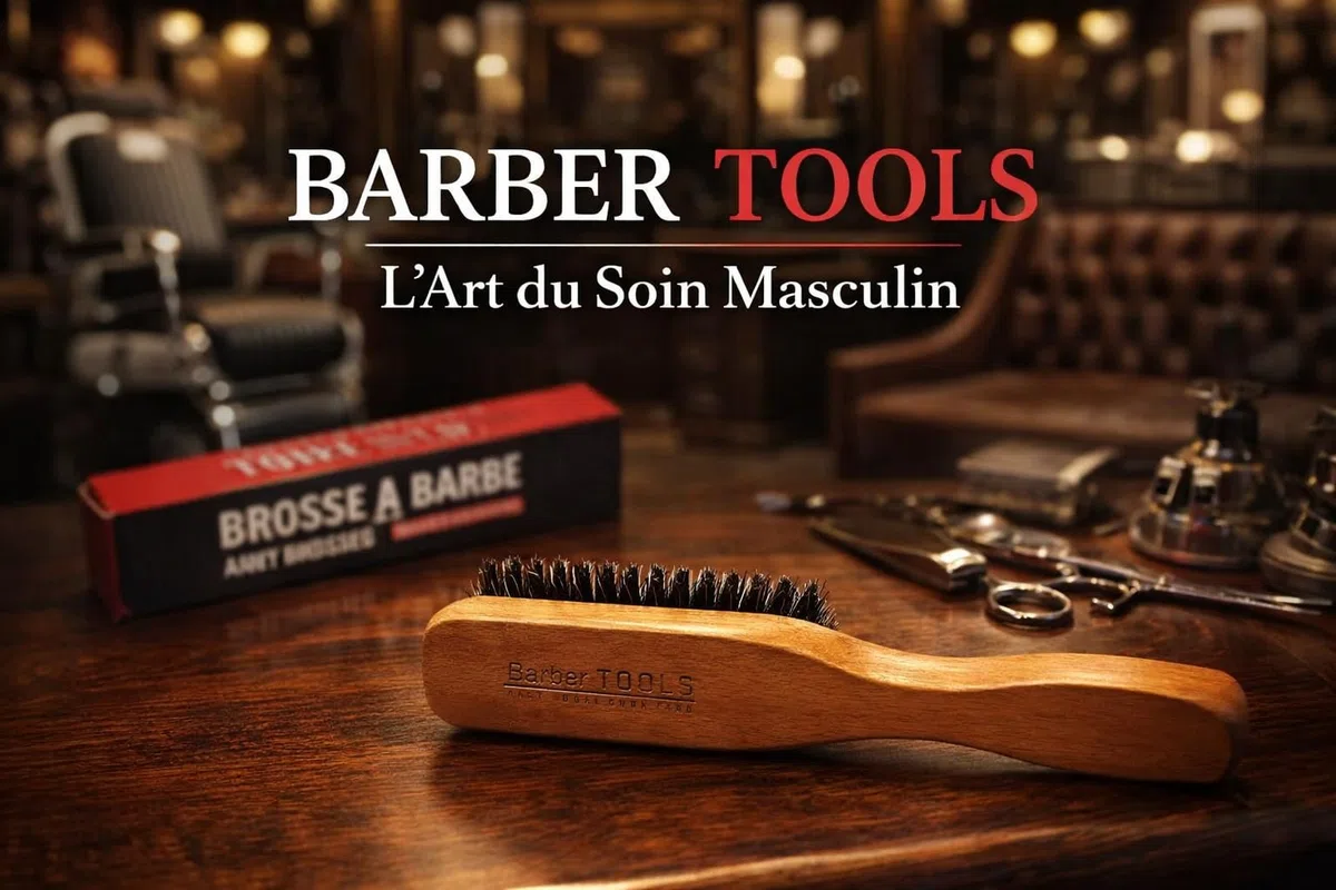 Coffret barbe et rasage pour homme | Huile , gel transparent, Rasoir coupe choux, brosse, peigne , ciseaux, pochette de rangement - Kit d'accessoires