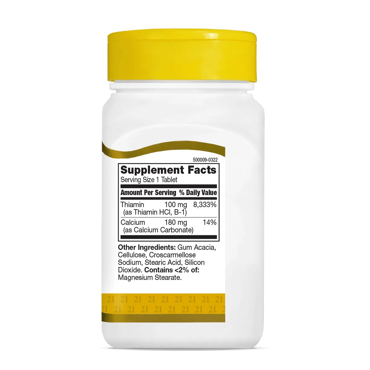21st Century B-1 Tablets, 100 Mg, 110 Count