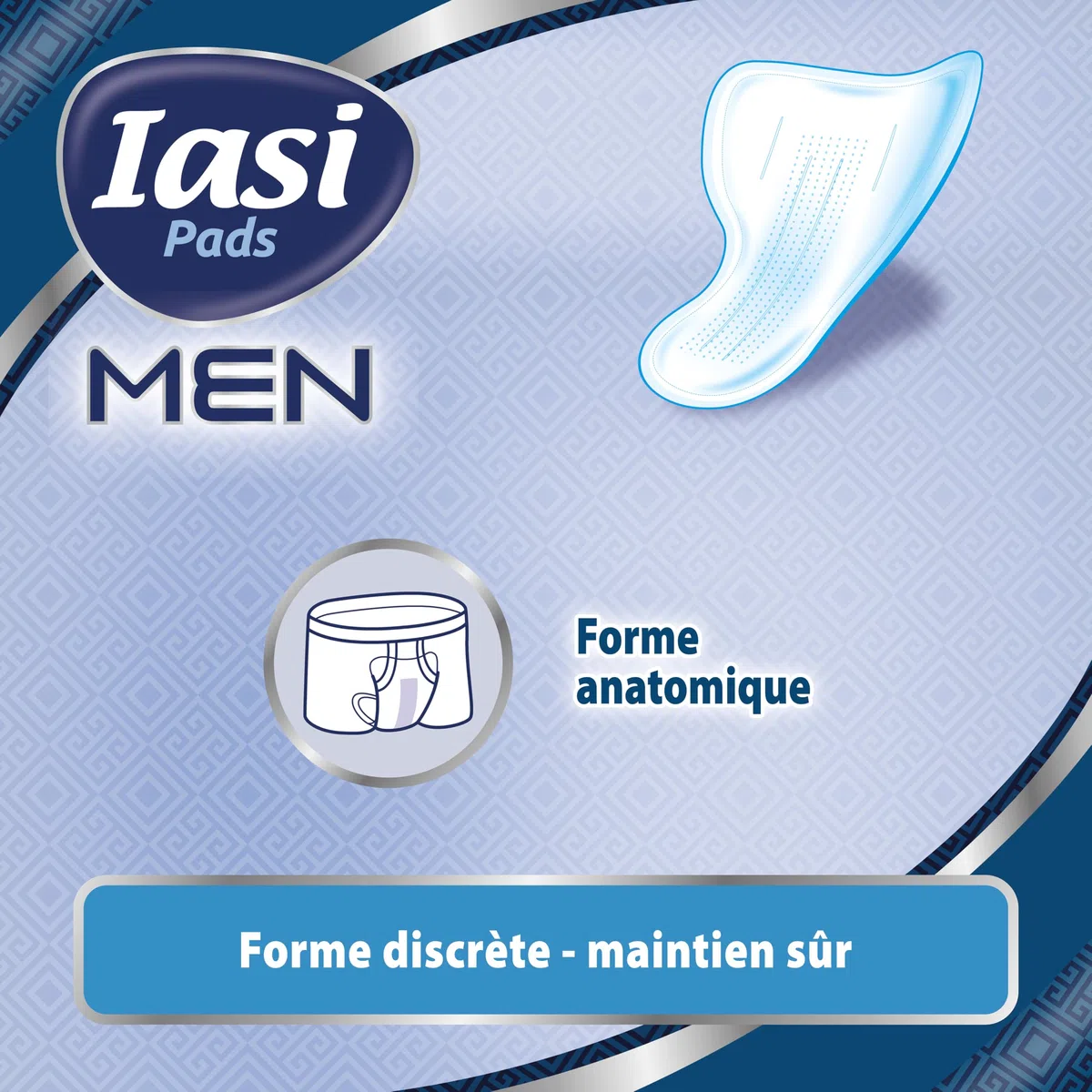 IASI MEN Super Level 3, Protections Absorbantes pour fuites urinaires masculines légères à modérées, 120 Unités