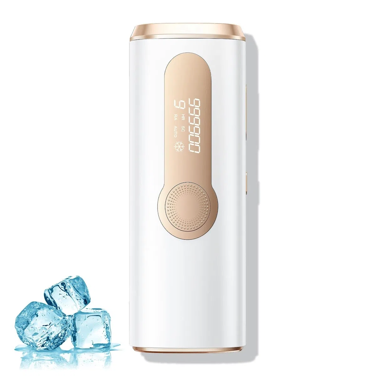 Haarlosy Épilateur Lumière Pulsée avec Refroidissement, IPL Épilateur Laser Indolore 3 en 1 [HR/SC/RA] pour Aisselles/Maillot/Corps, 2 Mode 9 Niveaux Lumière Pulsée Laser Épilation Définitif LCN1201