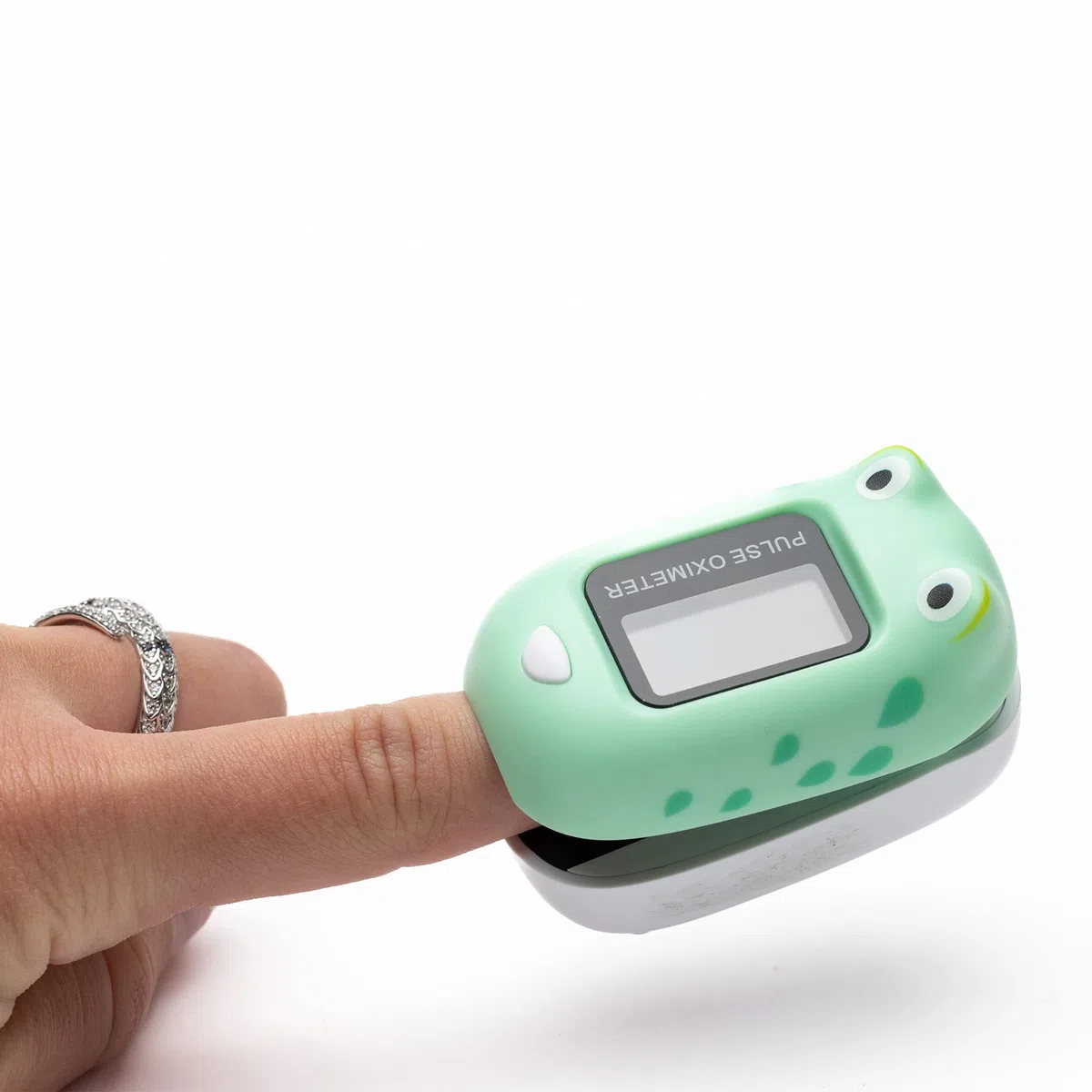 SPENGLER Oxyfrog, Oxymètre de Pouls Digital Portable Pédiatrique, Dispositif Médical pour Mesure du Taux d’Oxygène, Facile à Utiliser, Fiable et Précis, Compact et Léger, Sécuritaire