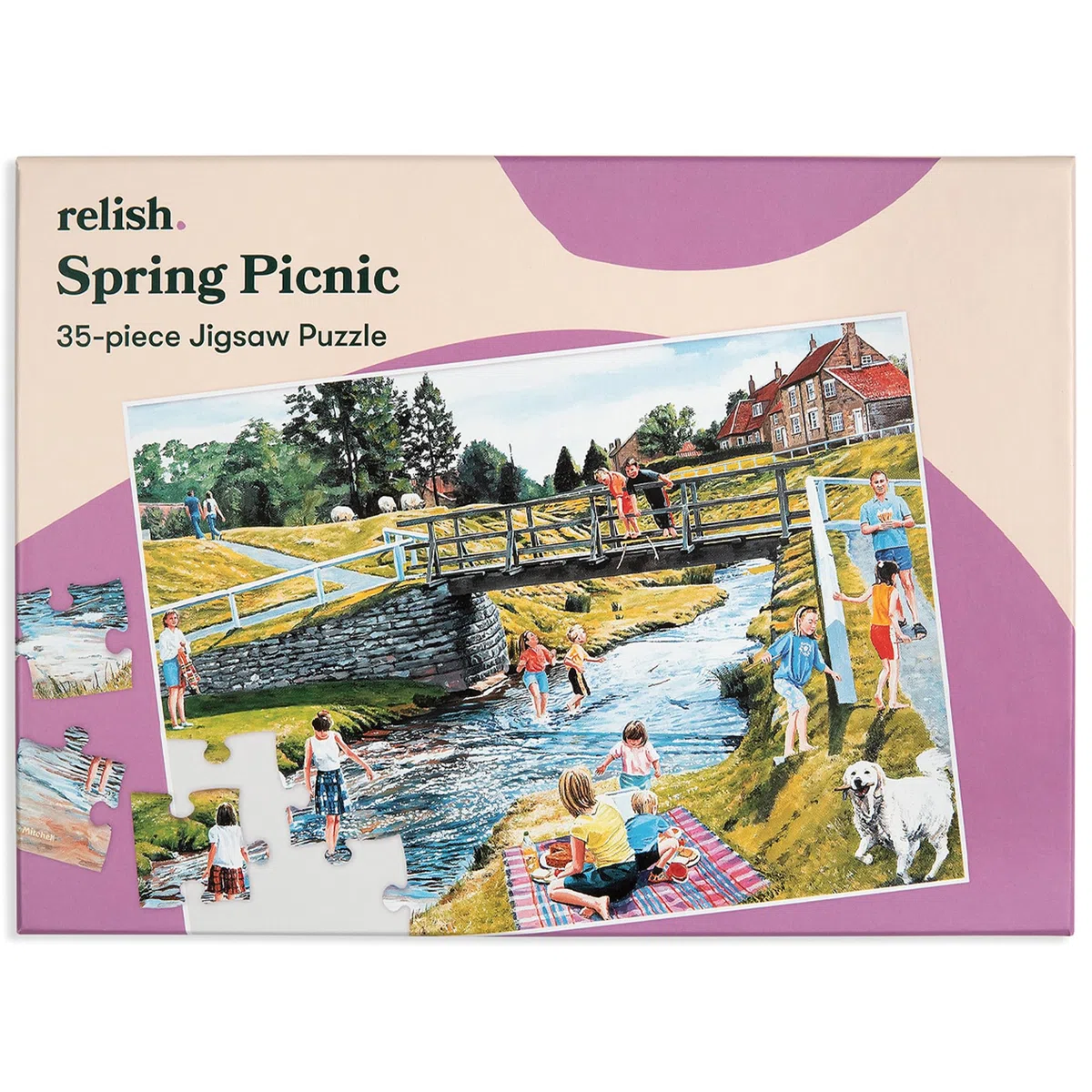 Relish ‘Spring Picnic’ Puzzle 35 Pièces : Activités Adaptées aux Seniors Atteints de Démence ou d’Alzheimer