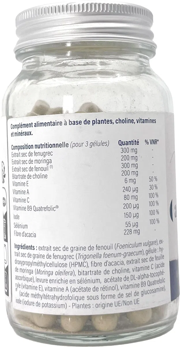 Hollis | Complément alimentaire Allaitement | 90 gélules | Accompagner et soutenir votre allaitement