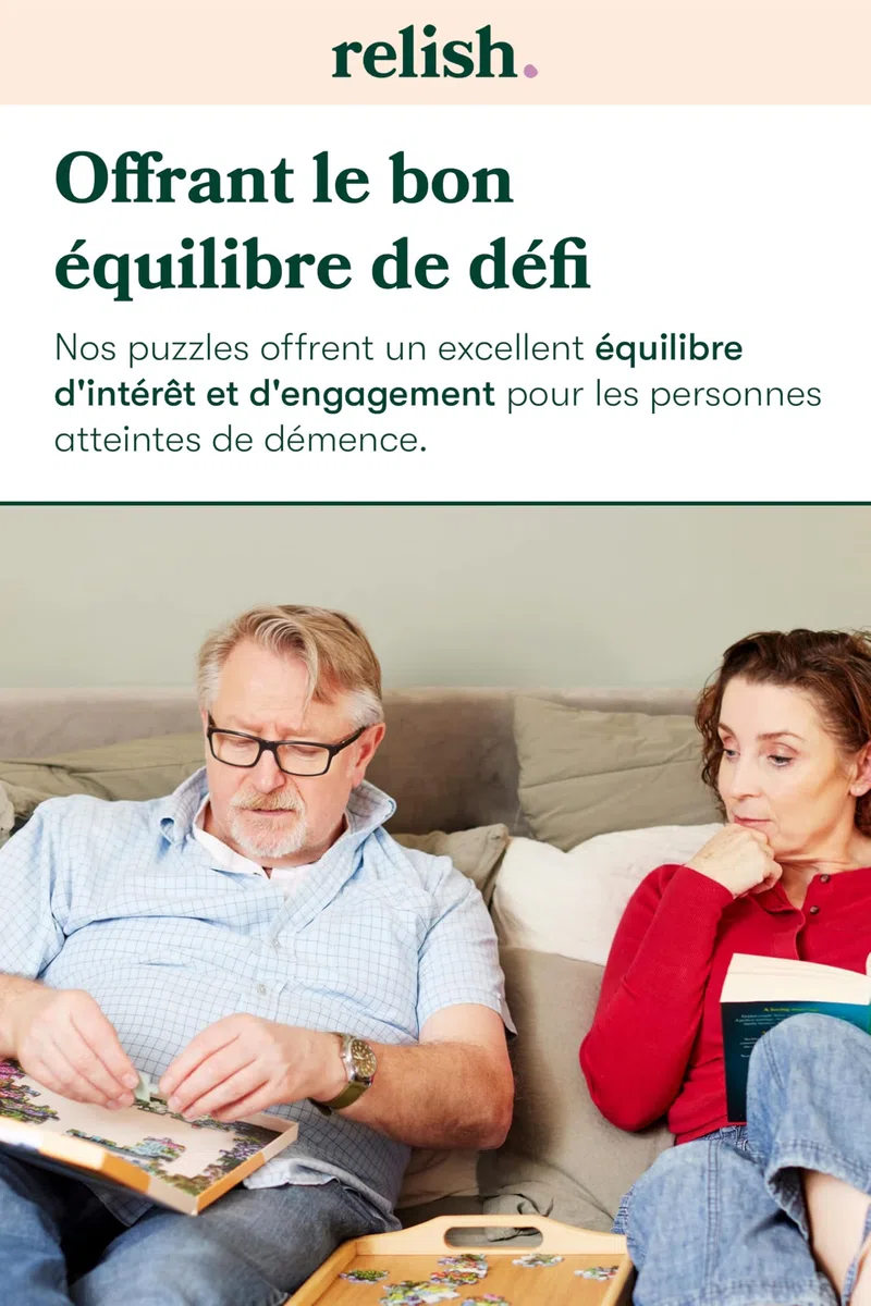 Relish ‘Farmers Market’ Puzzle 63 Pièces : Activités Adaptées aux Seniors Atteints de Démence ou d’Alzheimer