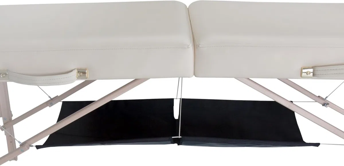 EARTHLITE Étagere de table de massage - compartiment de rangement pour vos traversins, draps et accessoires (table de massage n’est pas inclus)