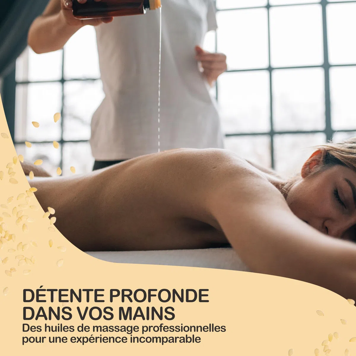 B.O.T Cosmetic & Wellness - Huile de Sésame Bio 100% Pure et Naturelle | Pressée à Froid | Multi-Usage | Anti-Âge pour la Peau | Soin Capillaire | Huile de Massage Ayurveda, 1000 ml