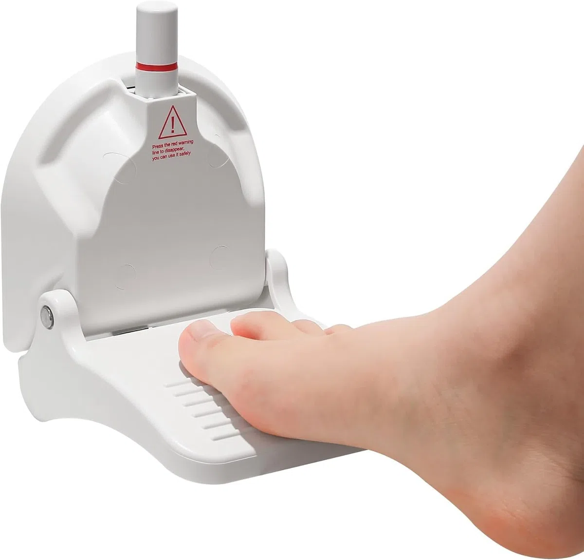 CWD&SQH Repose-pieds de douche pour les jambes de rasage avec ventouse puissante améliorée, capacité de charge de 172,8 kg, sans perçage, pédale de salle de bain, repose-pieds de pédicure, aide aux