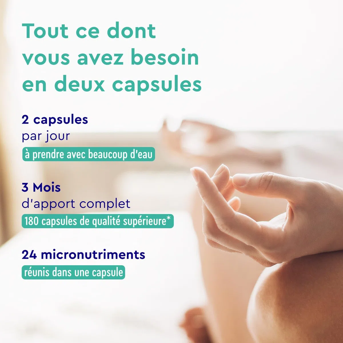 Vitamines Cheveux avec Biotine, Zinc & Sélénium, Pousse Cheveux, Anti Chute de Cheveux, 180 Capsules, Extrait de Millet & Kératine, 24 Vitamines & Minéraux, Sans Additifs & Testé en Laboratoire