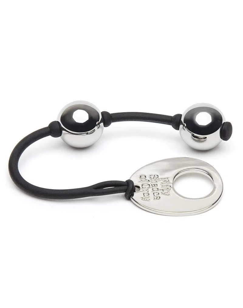 Fifty Shades of Grey Fifty Shades of Grey Inner Goddess Mini Boules de Kegel Argentées pour Tonifier - Circonférence 7 cm - 85 g