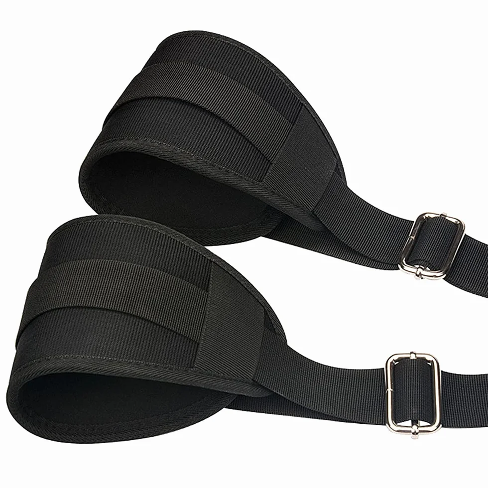 Siège à suspension epaisśié en sandwich à la porte harnais de yoga sans effort et pratique Šêssô Šêxy Šêx Toysper Costume de couple de musculation balançoire šêxuelle adulte P3P6 Noir