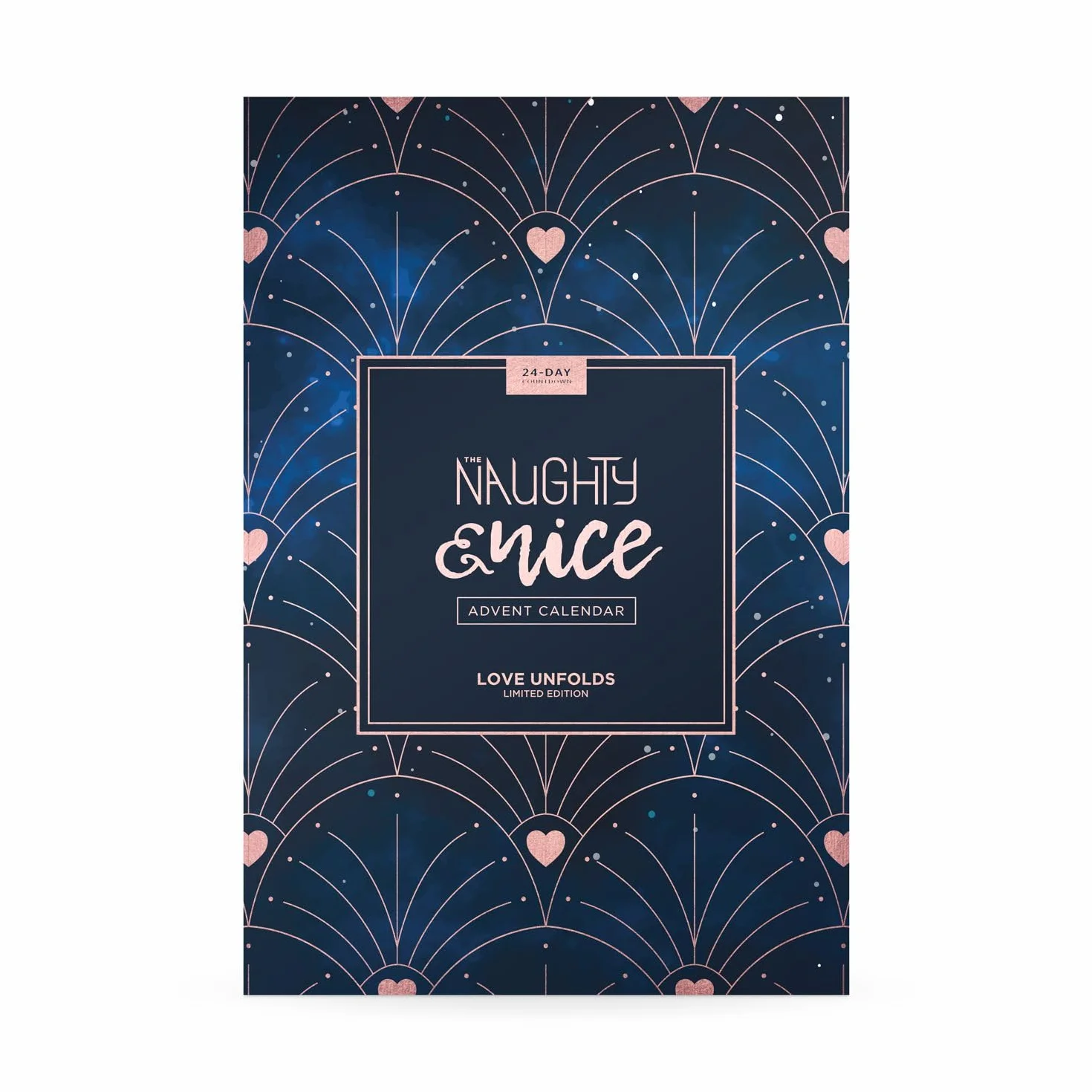 Adam et Eve Naughty & Nice Calendrier de l'Avent érotique pour adulte avec 24 jouets sexuels et accessoires, un nouveau cadeau chaque jour (2025)