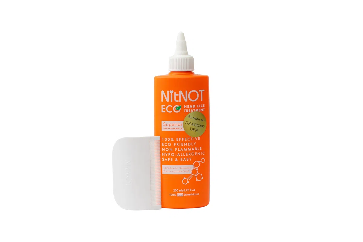 NitNOT Tête Lice traitement - tue tous les poux de tête et des œufs - XL200ml au moins 4 traitements longs cheveux - Coffre-fort - Aucun effet secondaire - Facilité d'utilisation - Pas odeurs