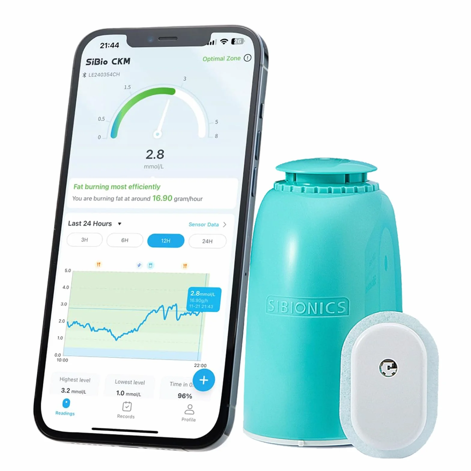 SiBio KS1 Continuous Ketone Monitoring
