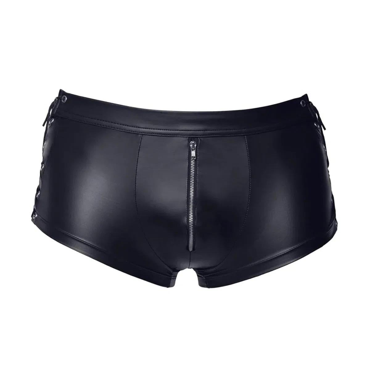 Latex Chemises de fitness en cuir verni pour homme - Manches courtes - Lingerie effet mouillé - Maillot de corps en maille - Clubwear Swinger-Club Kinkywear Techno - Tenue pour homme