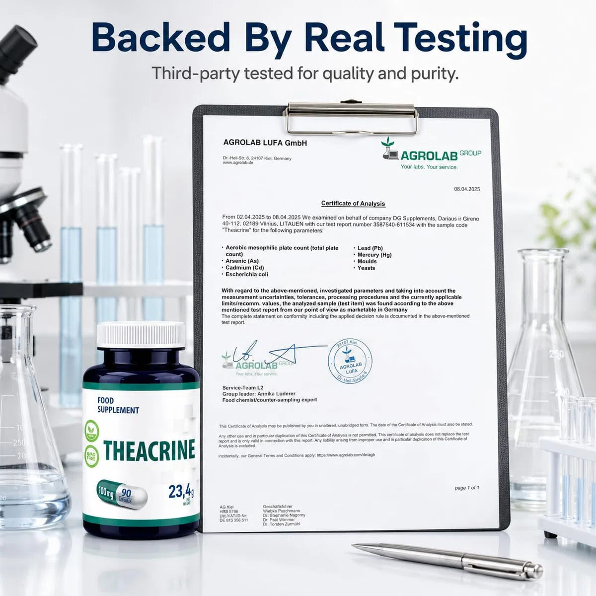 Hepatica Théacrine 100 mg | 90 Gélules Véganes | Réserve 3 Mois | Ingrédient Unique | GMP & laboratoire indépendant