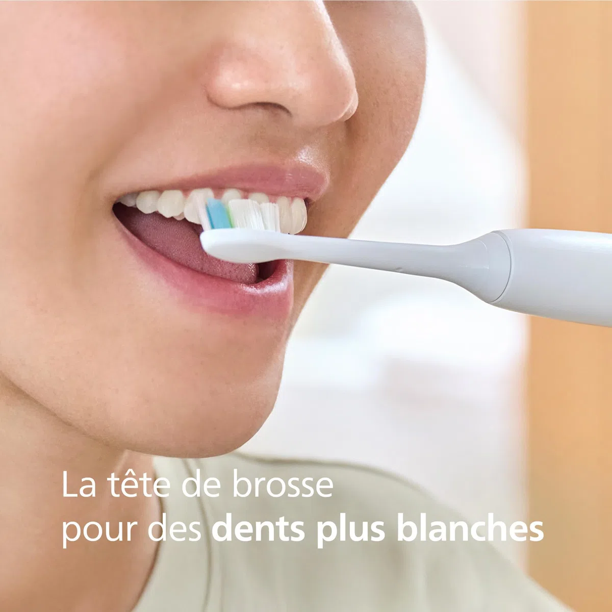 Philips Sonicare W2 Optimal White - Têtes de brosse à dents de rechange d'origine, blanc, lot de 4, HX6064/87