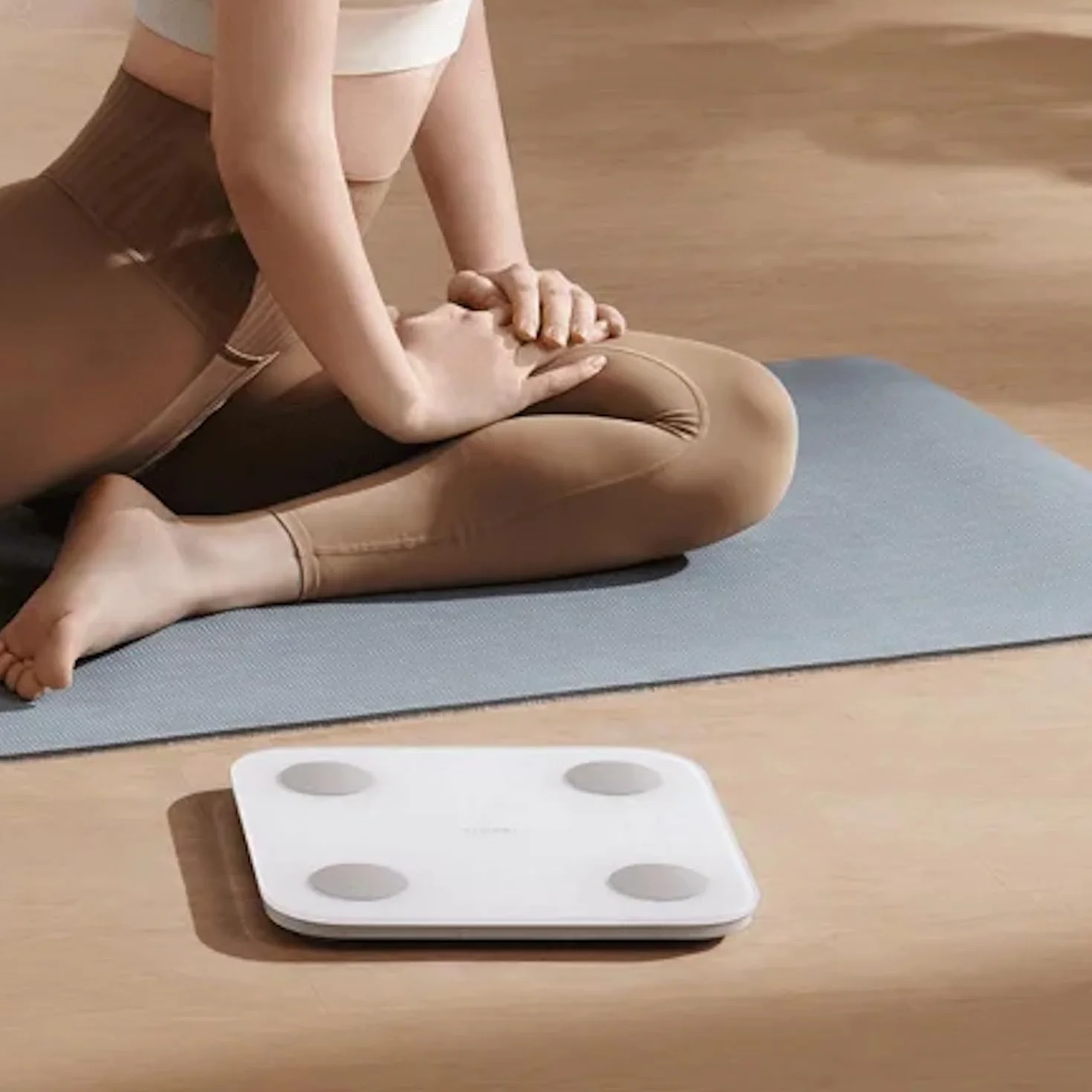 Xiaomi Body Composition S400 Pèse-personne avec double fréquence, 25 indicateurs de santé, jusqu'à 150 kg et précision de 100 g, blanc