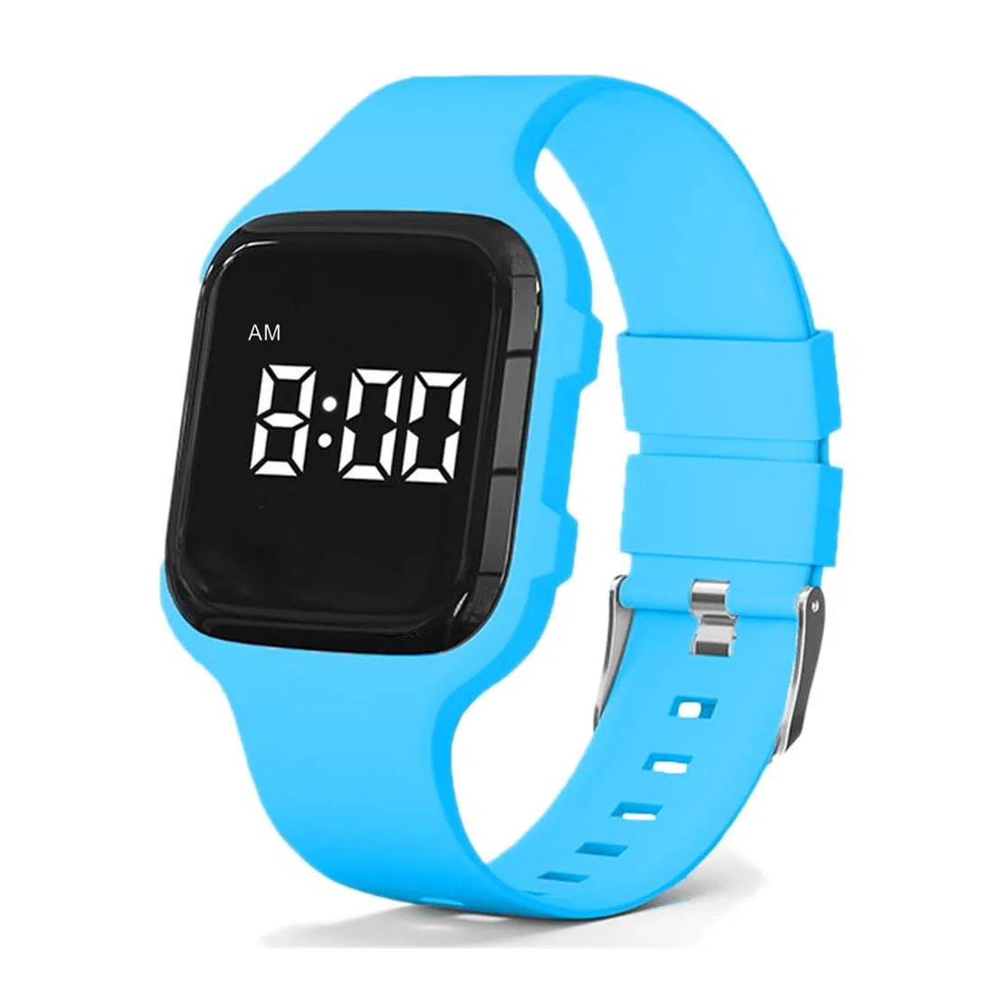 Horloge d'alarme vibrante pour entraînement au pot - Étanche - Avec 15 alarmes quotidiennes - Bleu