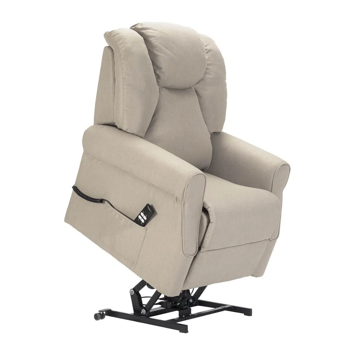 Sime Betty 2 Moteurs PERSONNALISÉ Fauteuil releveur Relax Dispositif Médical système de Roue Doux siège à Micro-Ressorts résistant aux Taches Chanvre