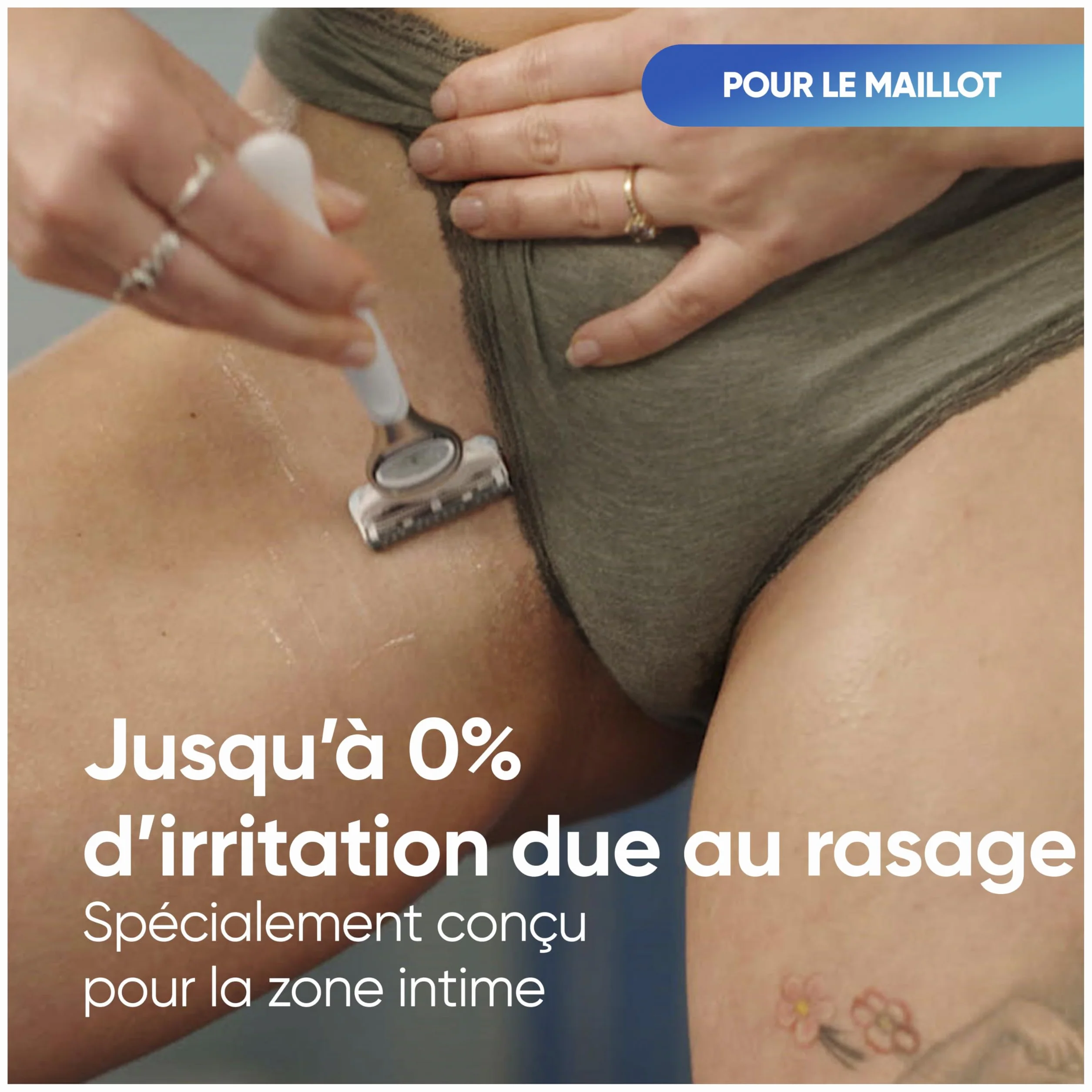 Gillette Venus + Satin Care Lot De 8 Recharges De Rasoir Pour Femmes Pour La Peau Et Les Poils Pubiens, Cartouches AUTHENTIQUES, Rasage Doux Des Zones Sensibles, Lame De Précision, Touche D’Aloe Vera