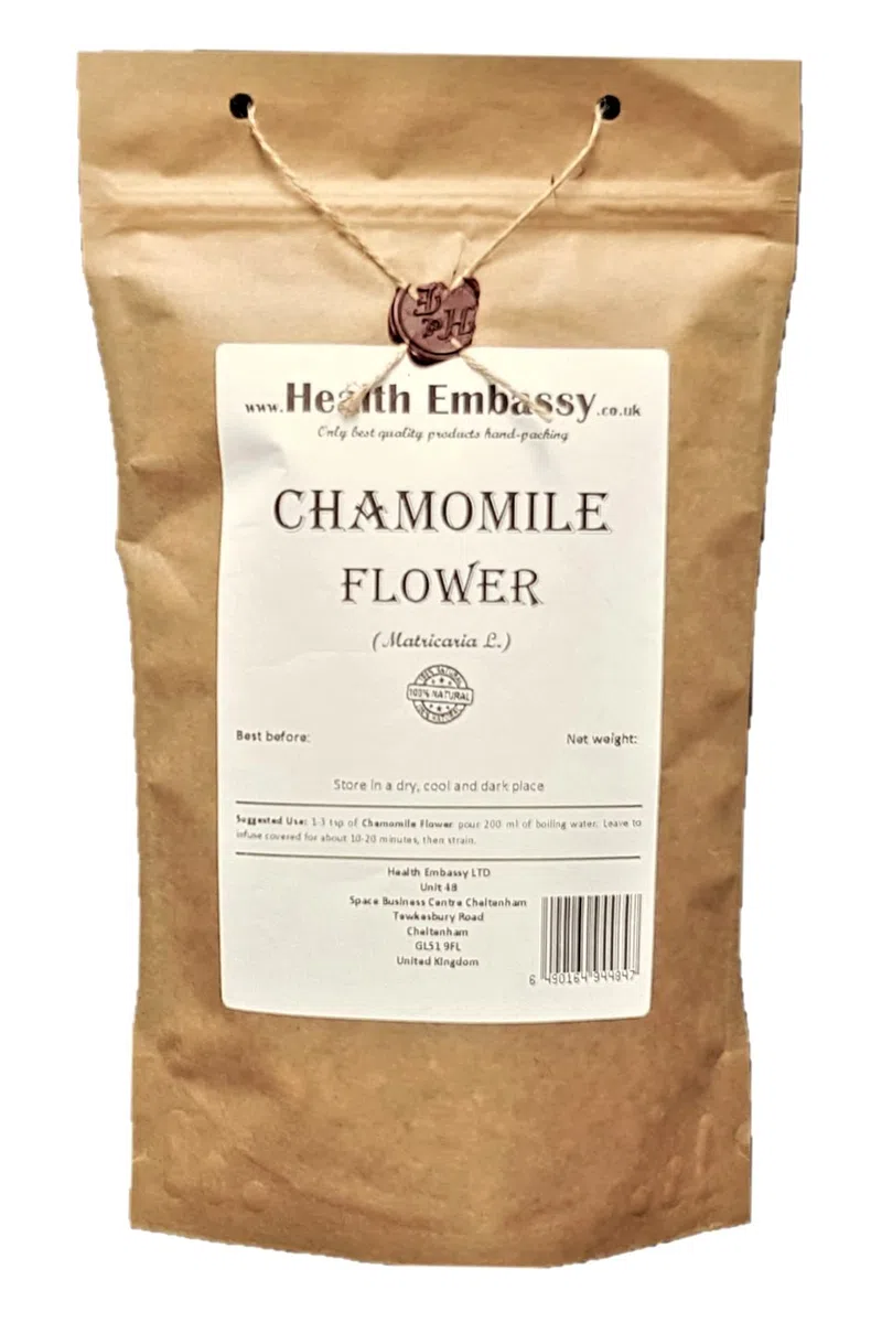 Health Embassy Fleur de Camomille Tisane | Matricaria L | Chamomile Flower (50g)