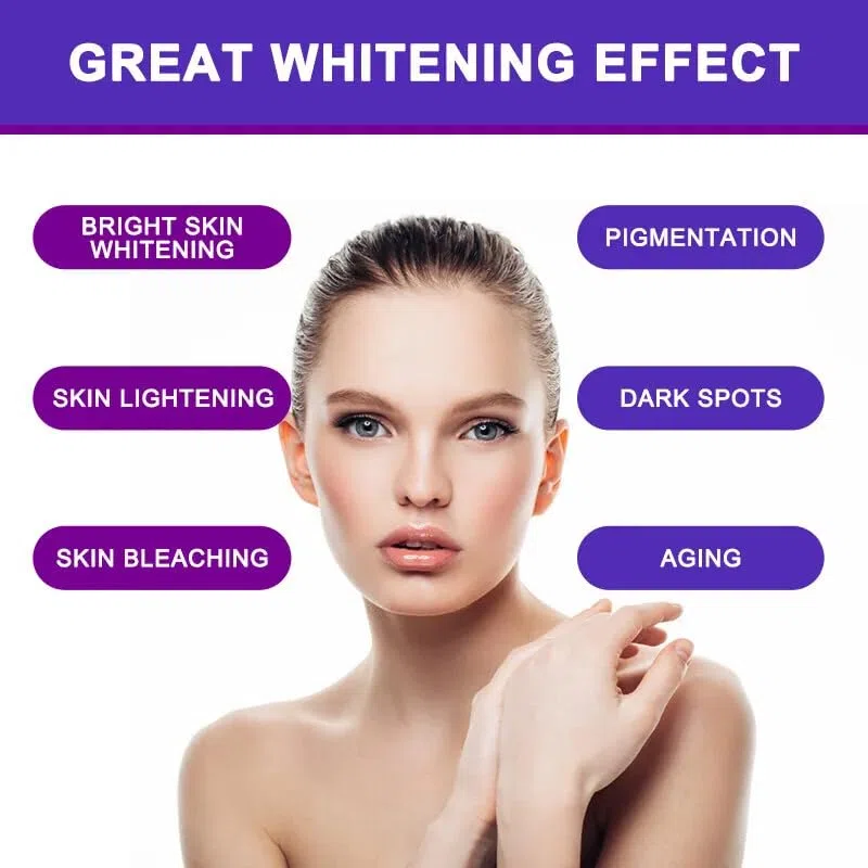 Glutathion Blanchiment Capsules (120 Capsules) Blanchiment de la Peau Brillante Soutien Immunitaire