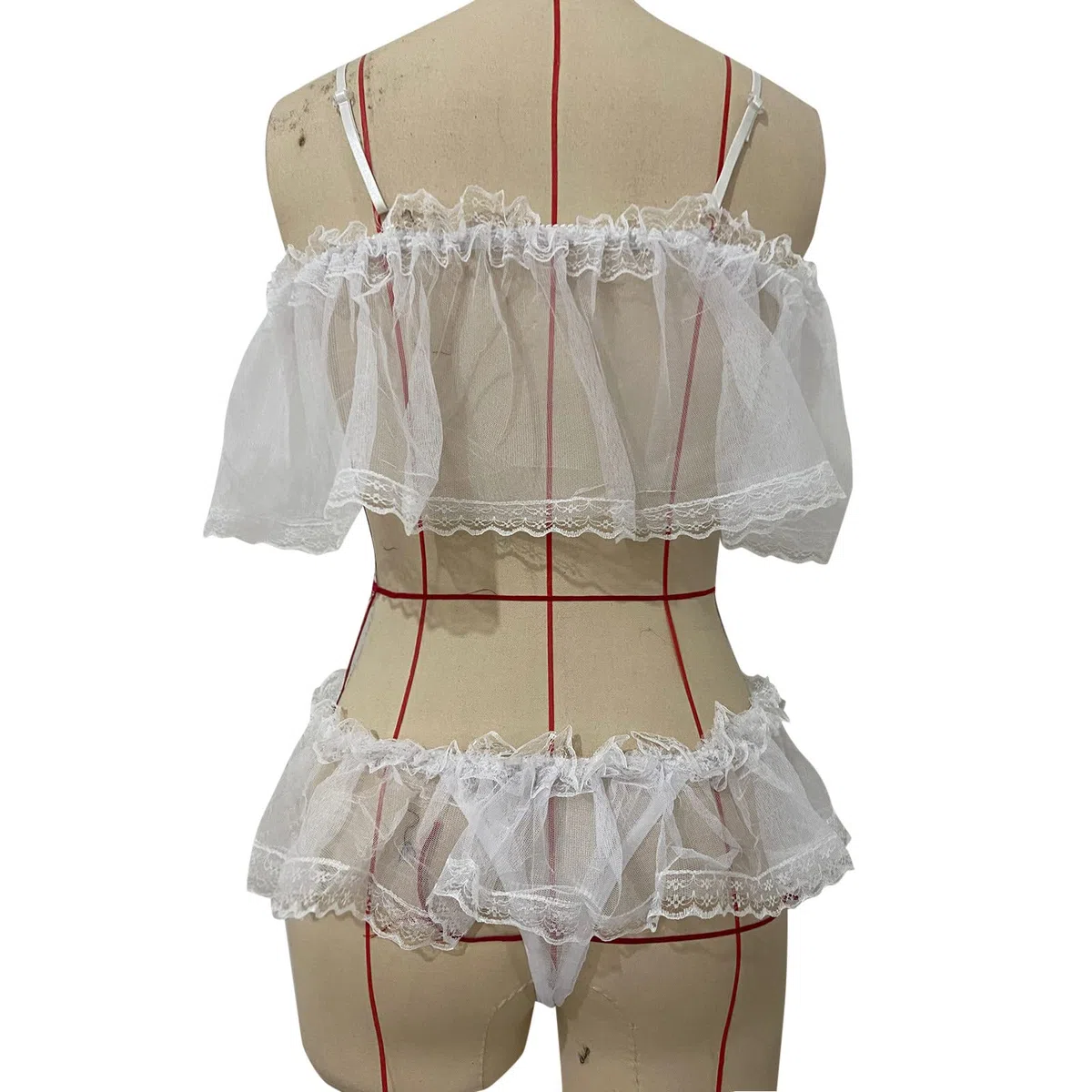 2026 Ensemble de Lingerie en Dentelle avec Armatures pour Femmes Deux pièces en Transparente pour Nuits romantiques