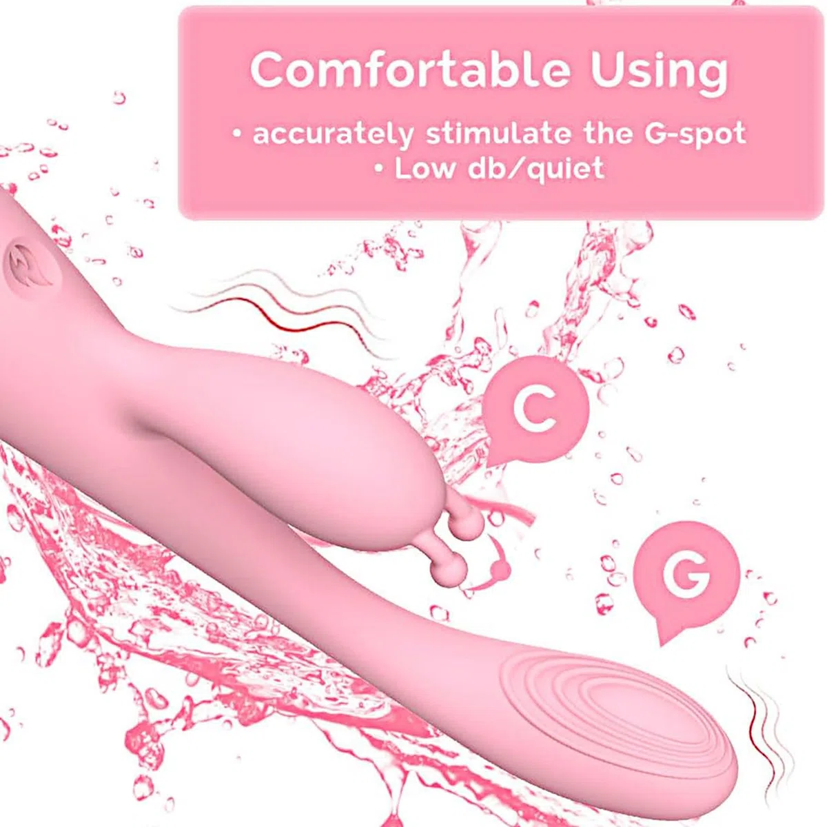 Vibromasseurs Femme Sex Stimulateur Clitoridien，Suceurs de Clitoris Peut être chauffé Sex Toýs, 2 EN 1 Gode Vibromasseur,Vibromaseurs Feminin Puissant,Femme Sextoyse Femme Clitoridienne Silencieux