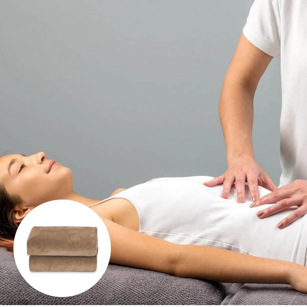Housse pour table de massage avec trou : 80 x 190 cm en velours cristal épais, lavable, douce et respirante, convient aux tables de maquillage et bancs de thérapie, chameau
