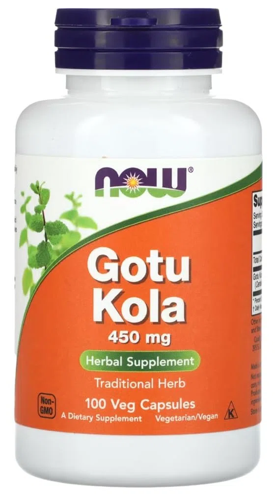 Now Foods - Gotu Kola, 450mg | Extrait de qualité supérieure 450mg - 100 capsules