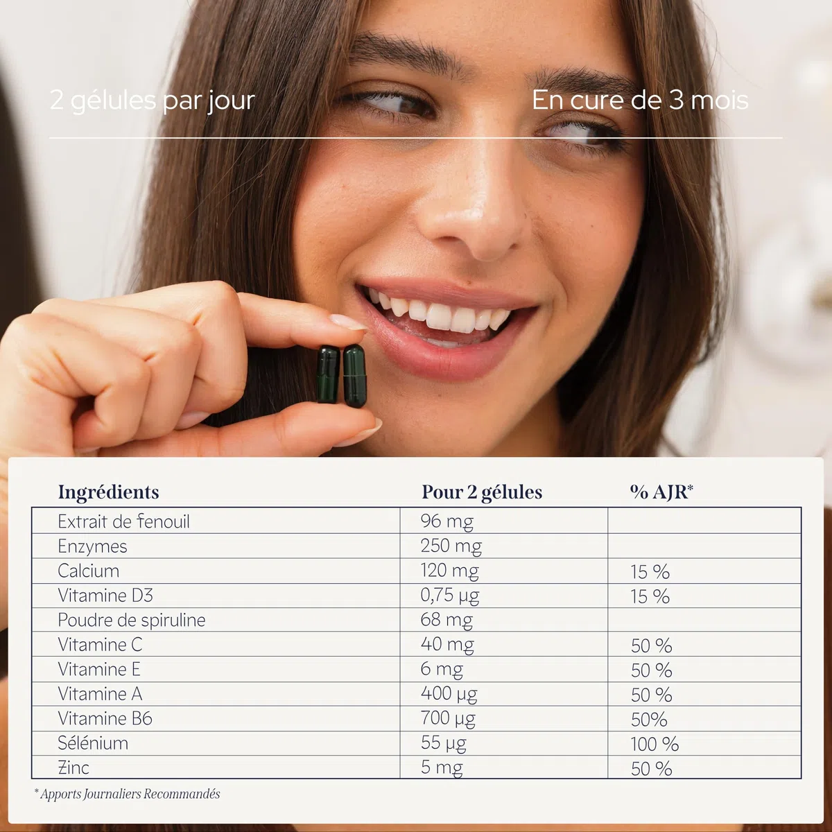 EPYCURE - Cure Confort Digestif - Améliore Digestion & Transit, Réduit Ballonnements & Flatulences - 95% Naturel - 5 Enzymes Digestives, Calcium, Fenouil, Zinc - 1 Mois - Vegan - Fabriqué en France