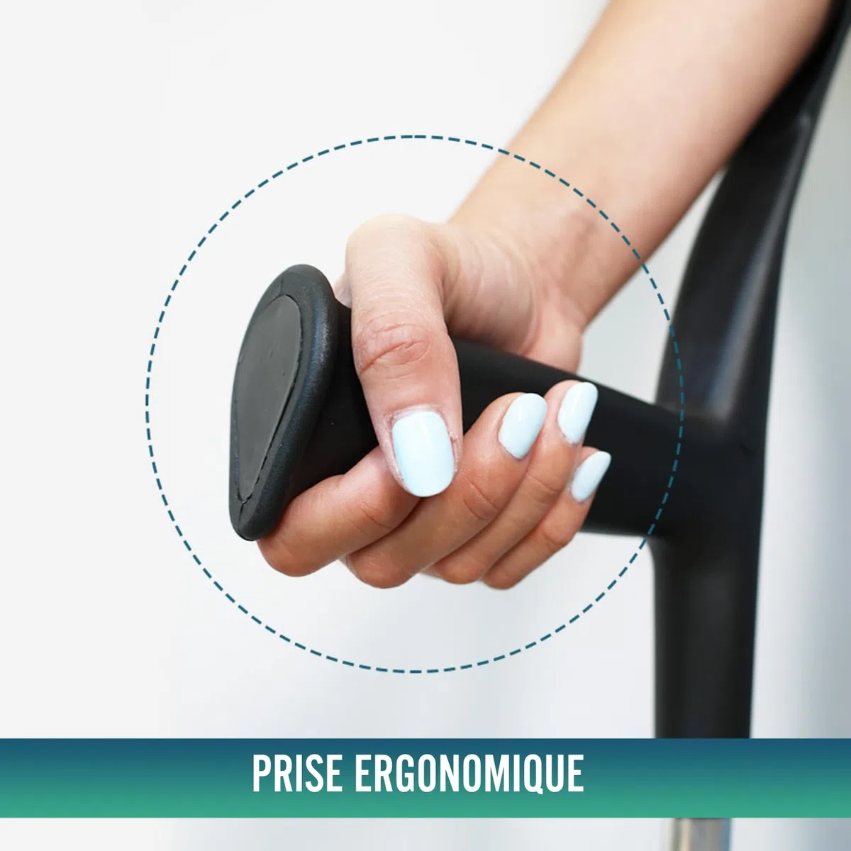 OrtoPrime PACK x2 PAIRE - Béquilles Médicales Adultes Réglables en Aluminium - Canne Anglaise avec Embouts Antidérapants - Béquilles pour Adultes Anatomiques et Durables.