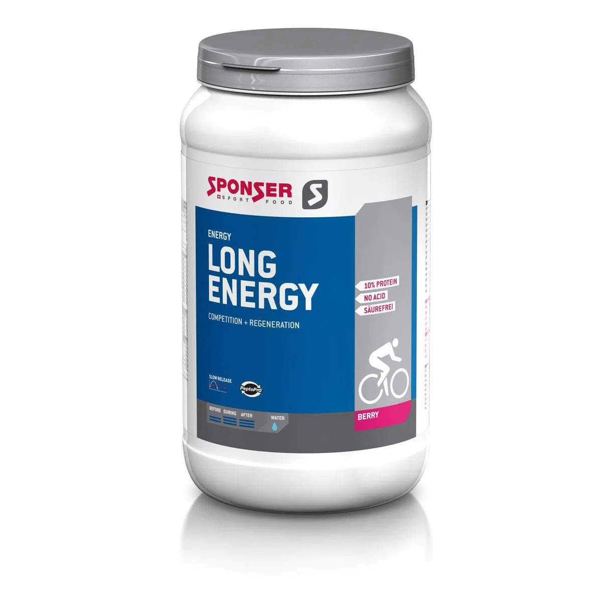 Sponser Long Energy Alimentation sportive énergisante aux fruits rouges 1200 g