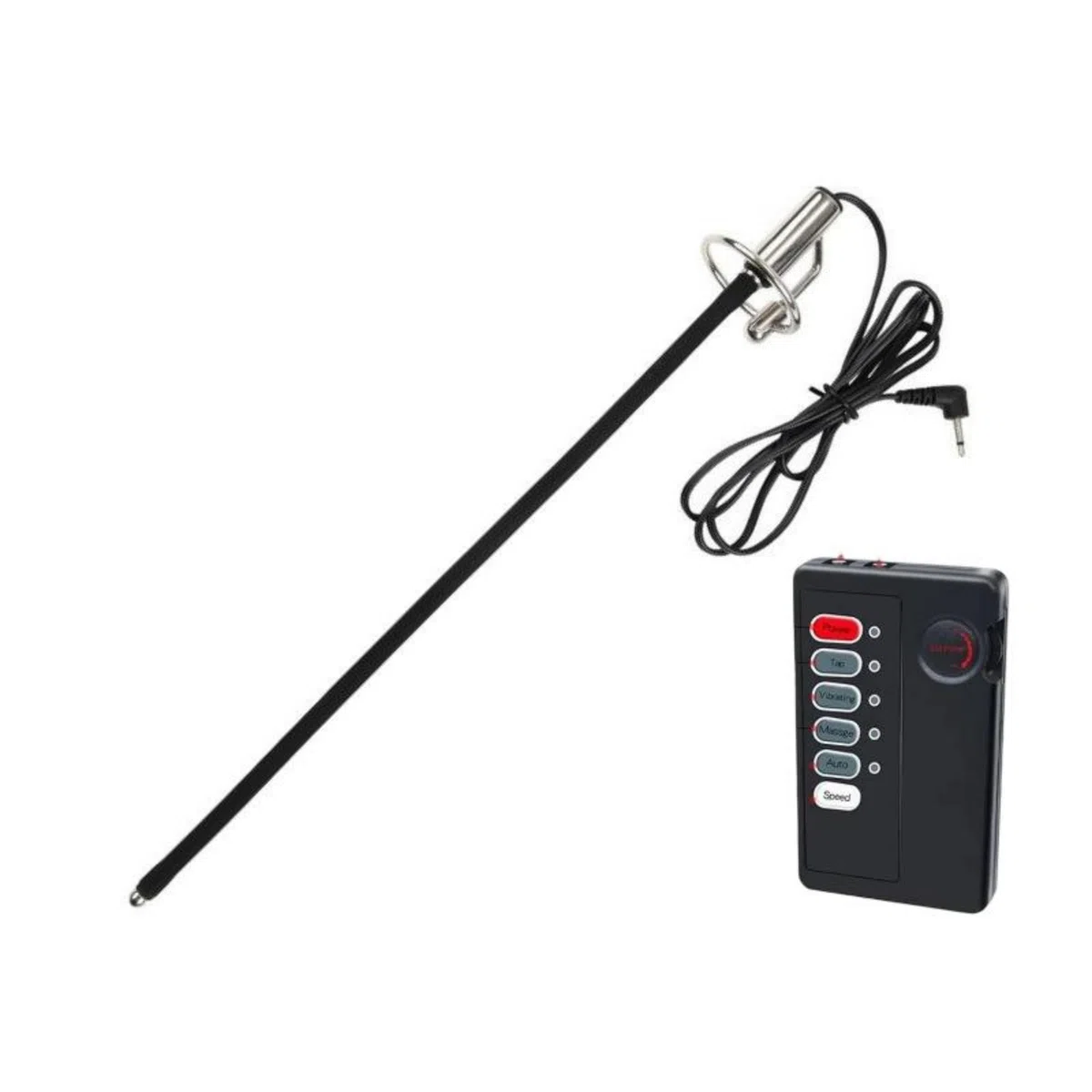 Bâton de choc électrique en silicone pour l'urètre (FRD17) | insertion d'un bâton de stimulation pour la physiothérapie
