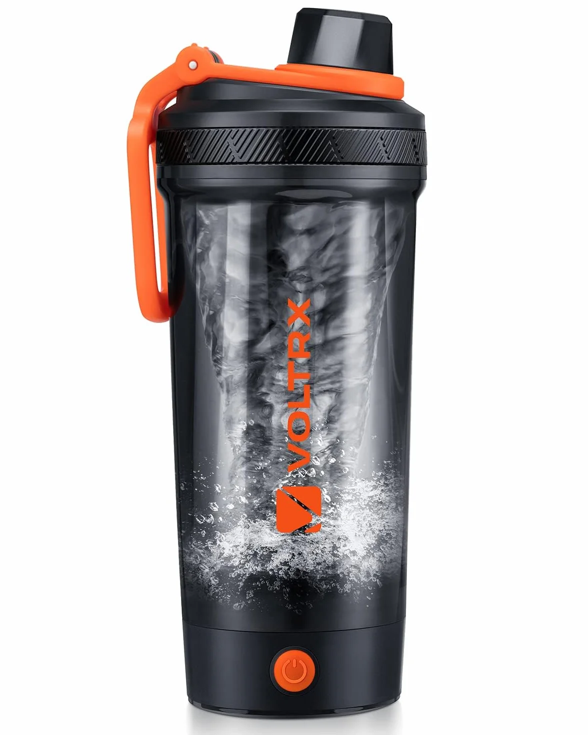 VOLTRX Shaker Bottle, Gallium USB C Rechargeable Electric Protein Shake Mixer, Shaker Cups for Protein Shakes and Meal Replacement Shakes, BPA Free, Made with Tritan, 24oz