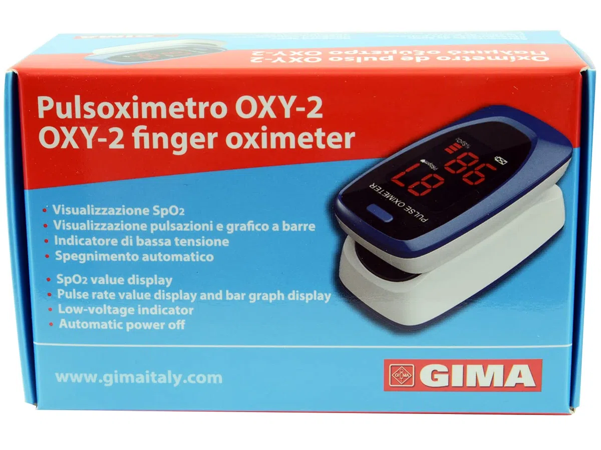 GIMA 35072 Oxymètre du doigt pour SPO2 et Evolution d'une évaluation d'impulsion