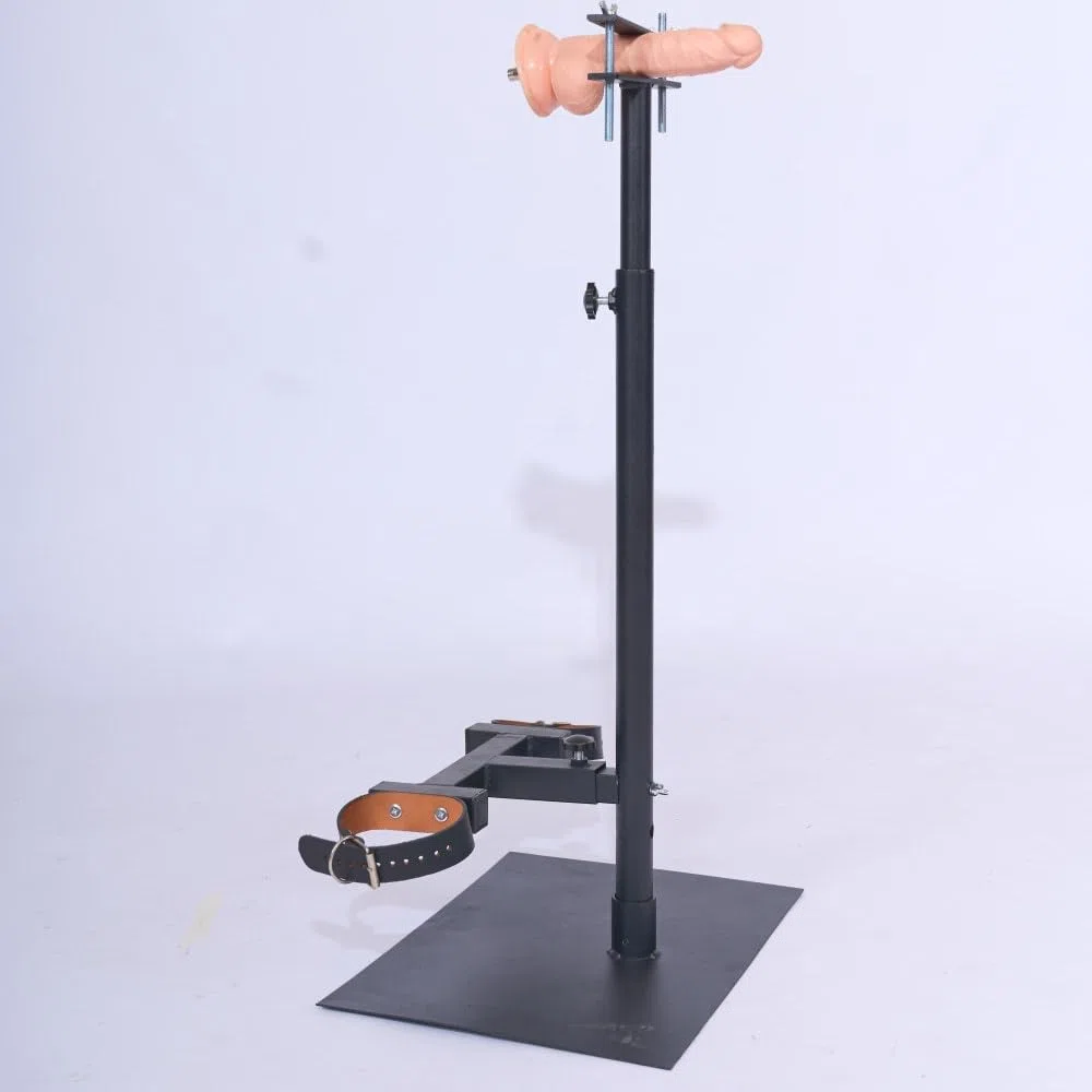 Pranger à pénis debout – CBT Écraseur, Presse & Humbler | Meuble BDSM debout – Ballcrusher, Humbler & Entrave SM Bondage – Serre-joint et Presse pour sessions CBT & Pranger intenses