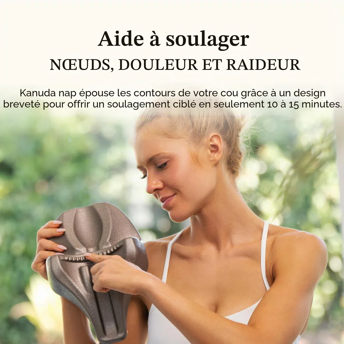 Kanuda Head Nap - Appareil de Traction cervicale pour soulager Les douleurs cervicales et soulager Les tensions - Conçu par Un kinésithérapeute