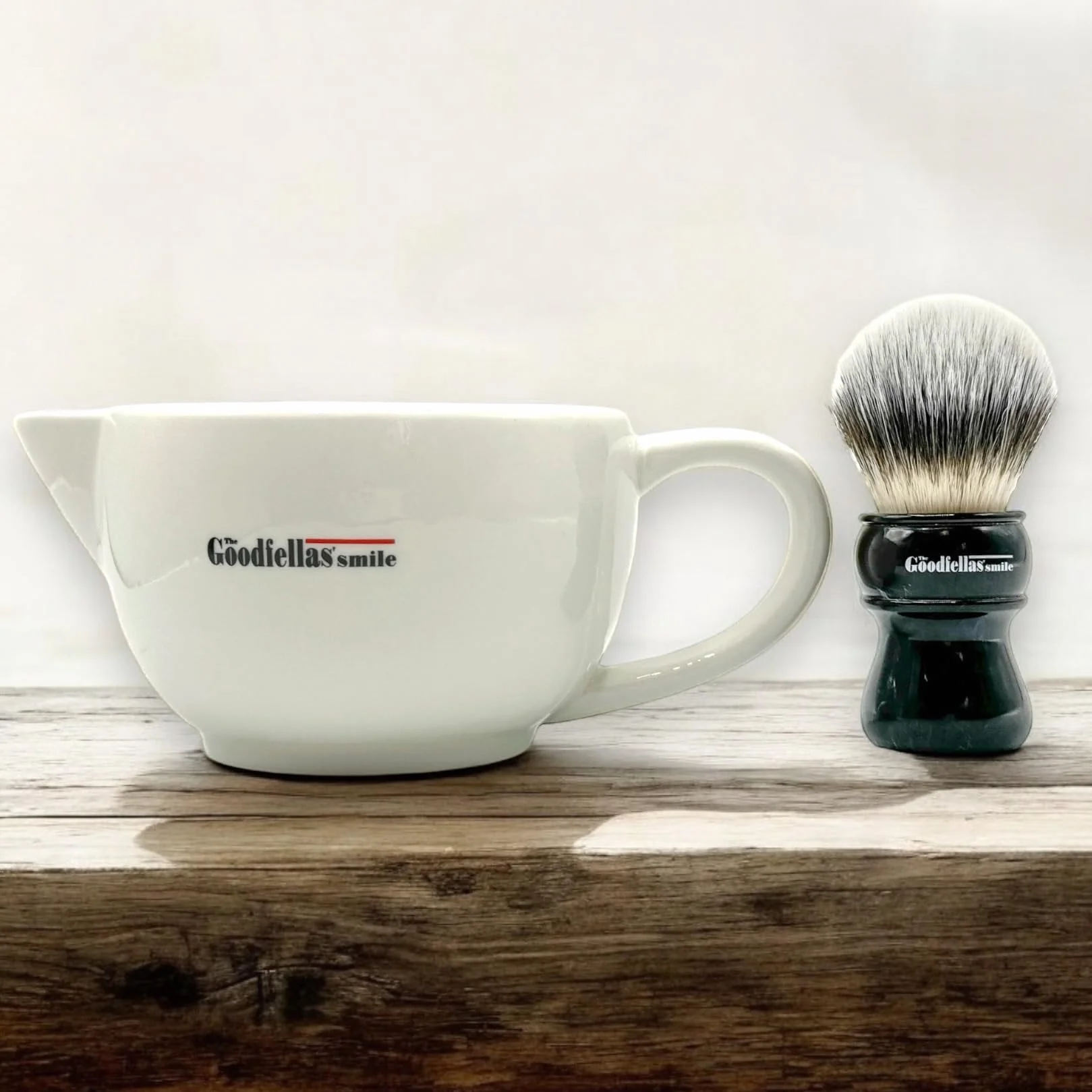 The Goodfellas' smile Scuttle ciotola barba in cercamica bianca