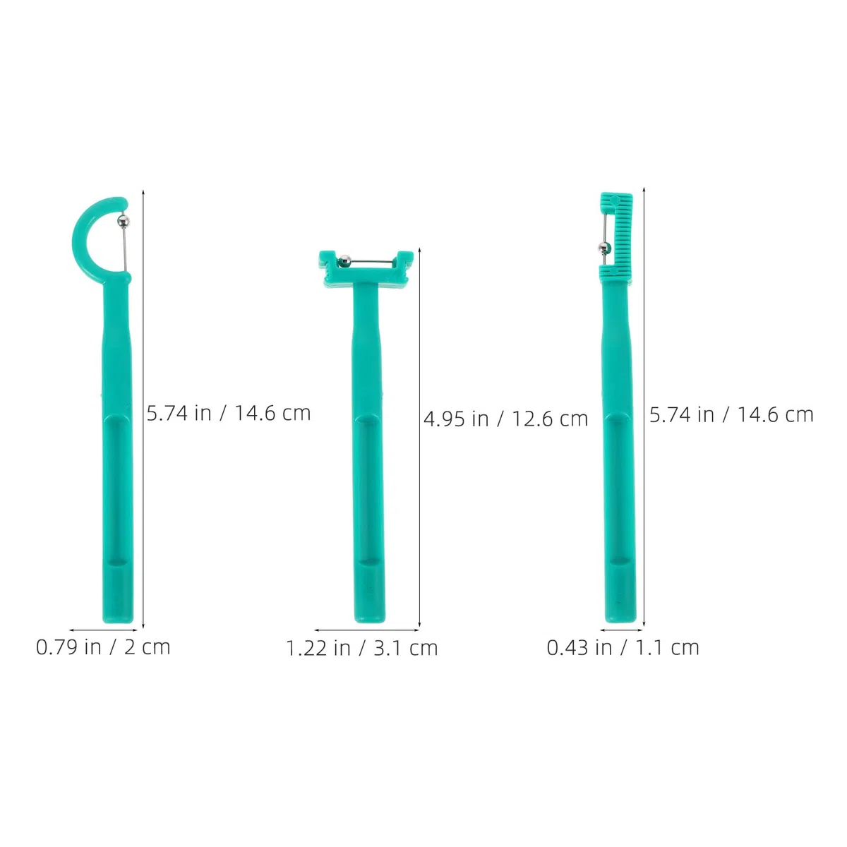 Ensemble de 6 appareils d'entraînement musculaire oral - Renforcement de la langue - Outils d'exercice de motricité fine - Outil de thérapie orale pour l'entraînement de la