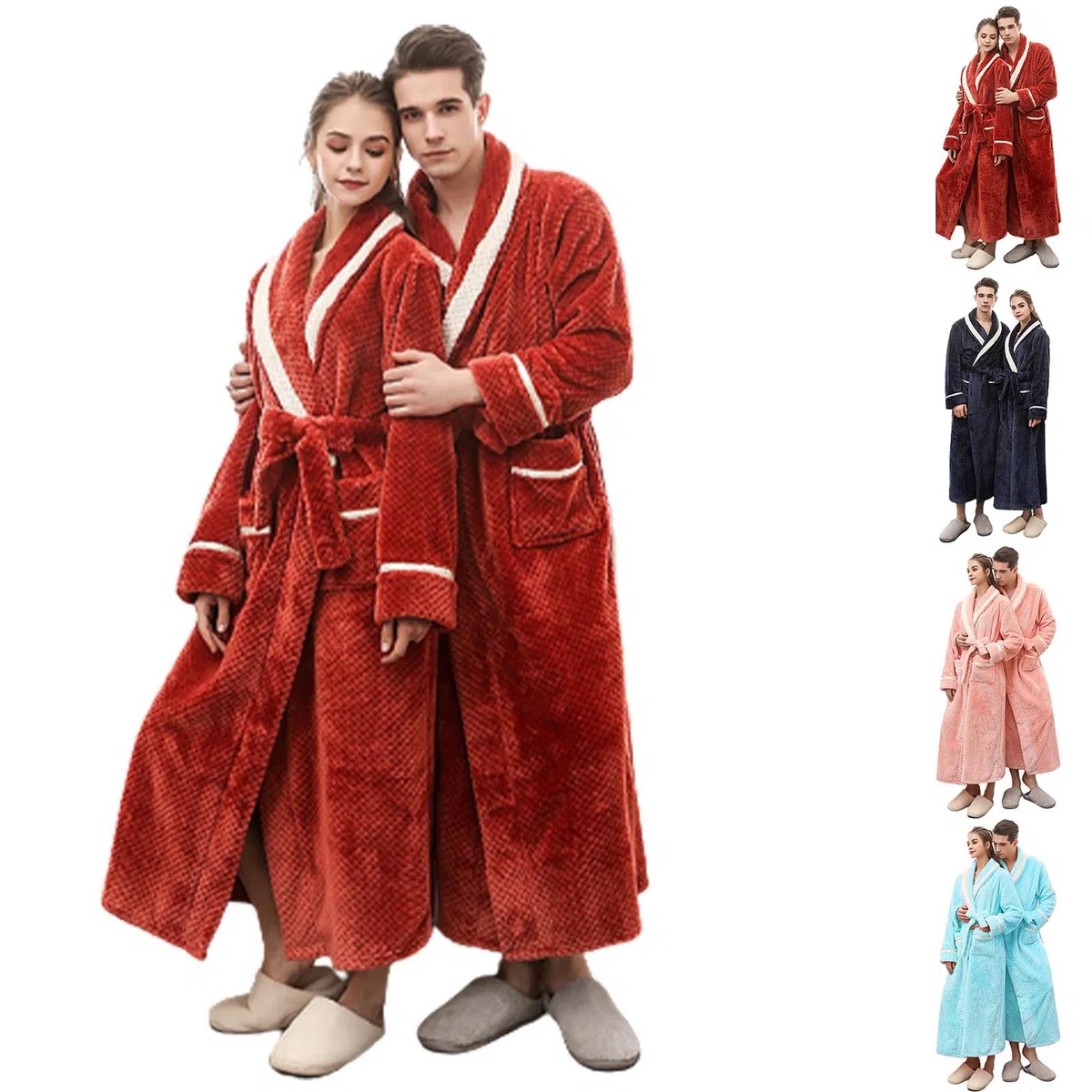 Peignoir moelleux pour femme - Léger et long - Grandes tailles - Peignoir de bain - Peignoir de bain - Peignoir de bain - Peignoir de bain - Peignoir de bain - Ensemble Dryrobe pour les couples