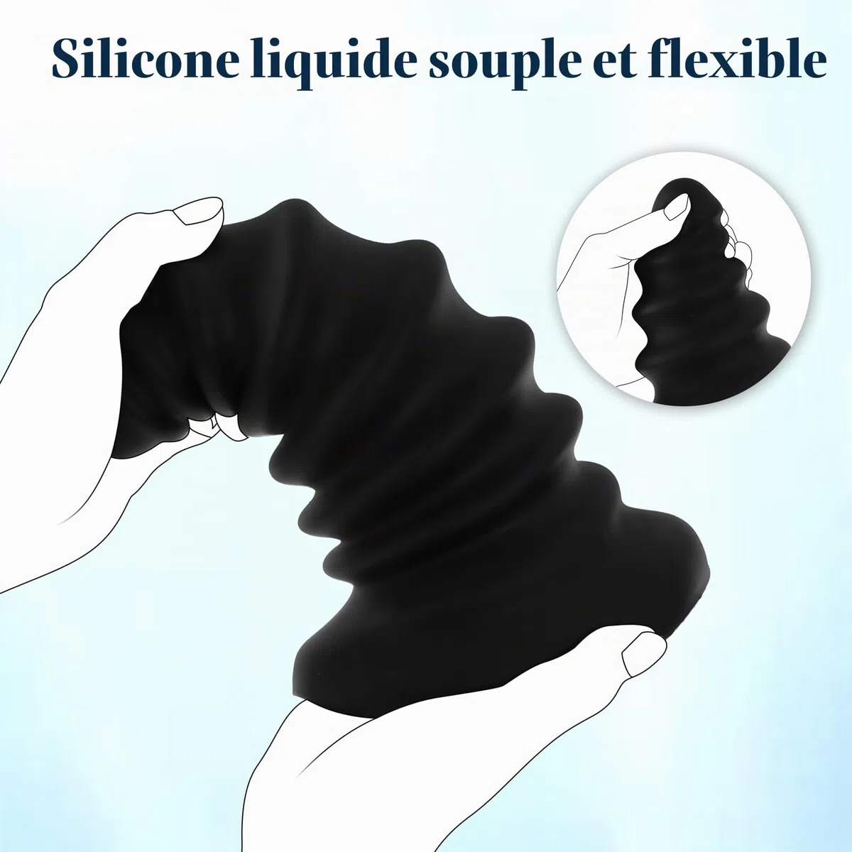 18 cm perles anales réaliste,sex toy Plug gode anal,bouchons anaux liquides en silicone, godemichés avec ventouses pour hommes femmes couples