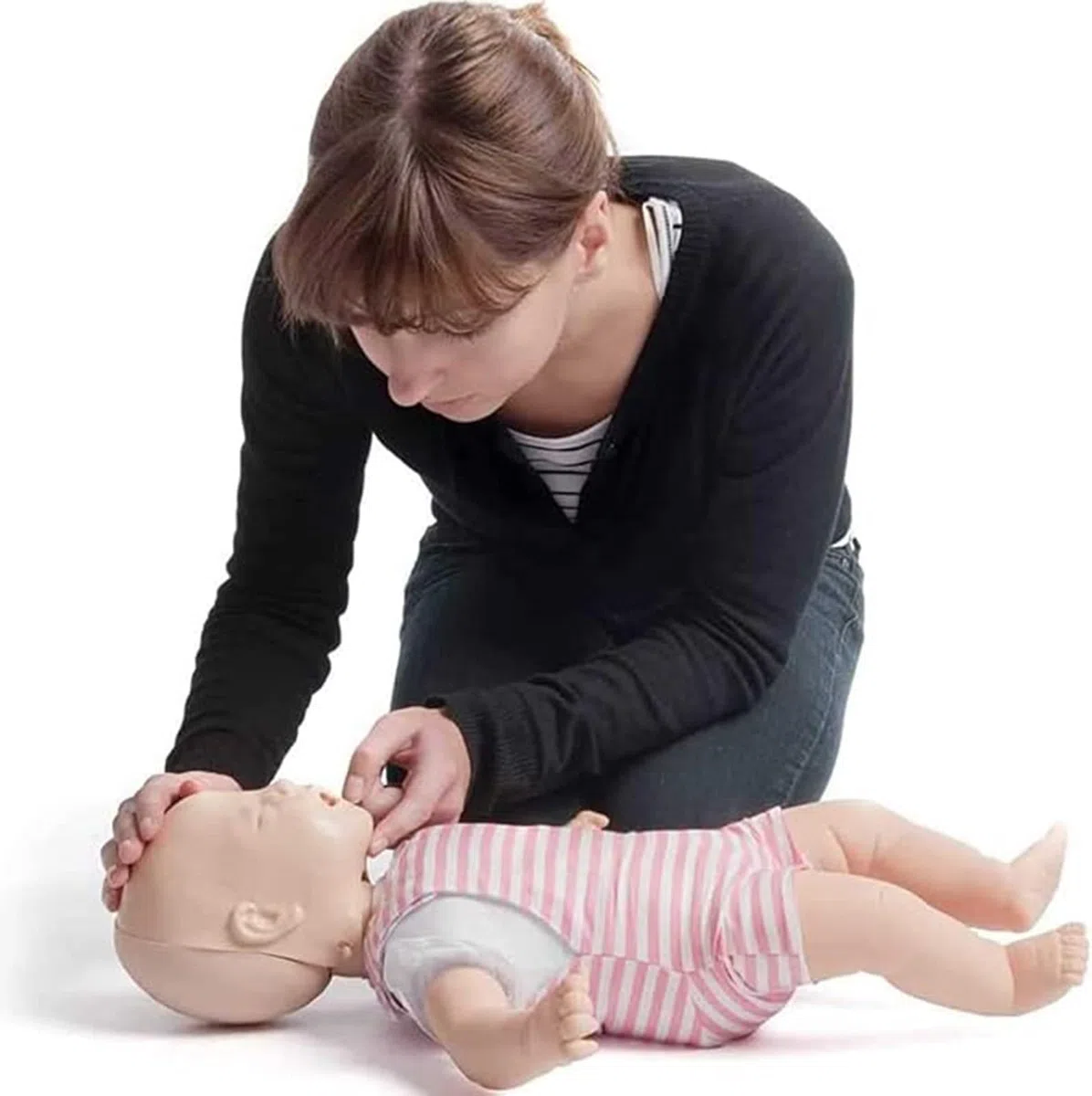 Modèle de réanimation cardio-pulmonaire pour nourrissons, mannequin de formation aux premiers secours, mannequin de formation pour l'enseignement et la formation A