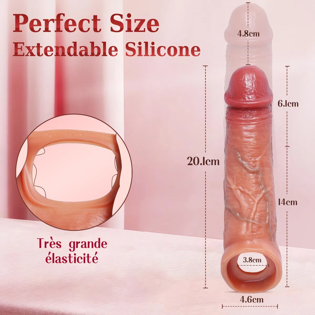 Gaines pour Pénis Sextoyse Couple Plaisir à Distance avec App, Sex Toys Homme Manchon Penis Réaliste 9 Modes, Agrandisseur de Pénis Jouet Sexuel pour Agrandir Son Pénis Retardateur Éjaculation
