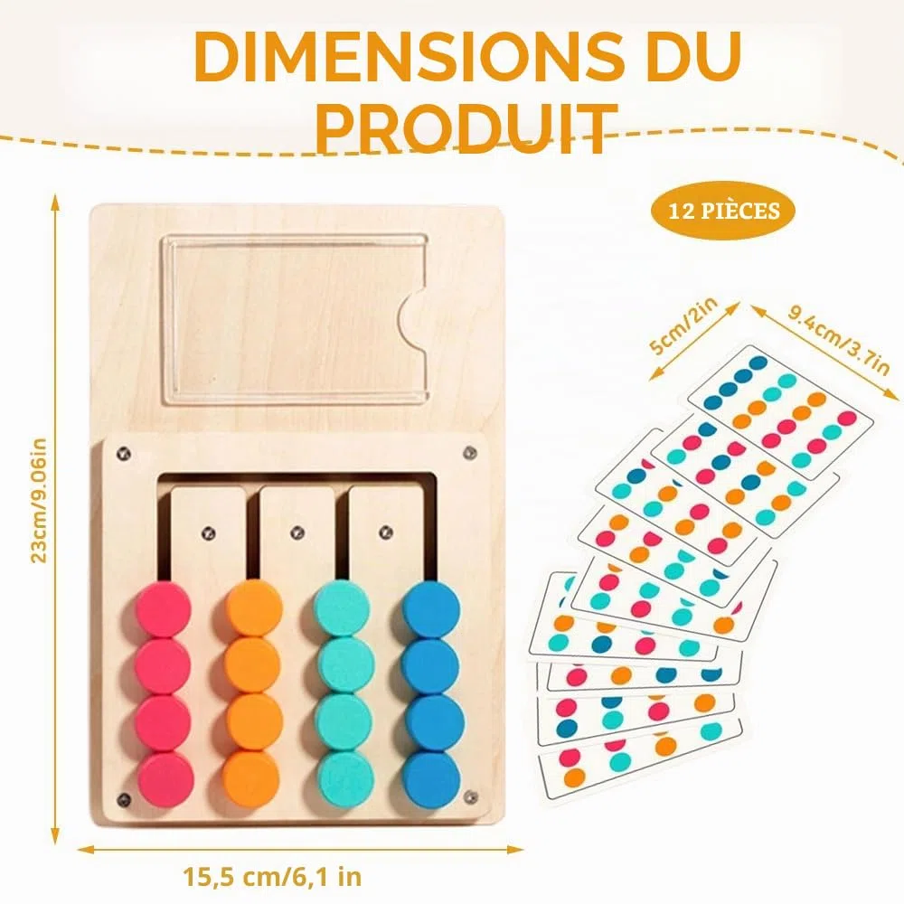 Jeux pour Personnes atteintes de démence, activités pour Seniors atteints de démence, Jeux en Bois pour Personnes atteintes de démence avec 12 Cartes
